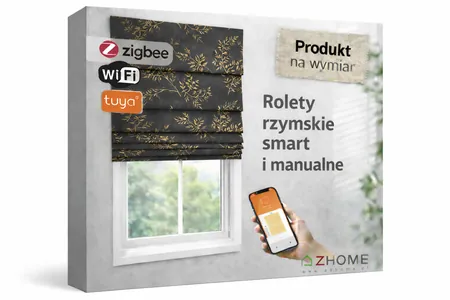 Rolety rzymskie na wymiar elektryczne smart Warszawa