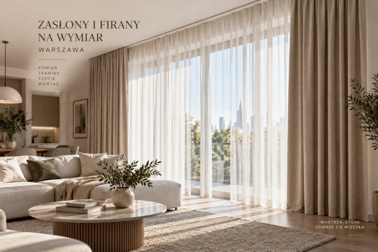 Zasłony i firany na wymiar Warszawa. Od czego zacząć?